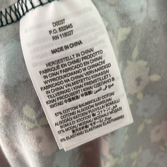 Boden Willow Midi Jersey Dress Multi-Color Floral size 4 - Picture 11 of 11